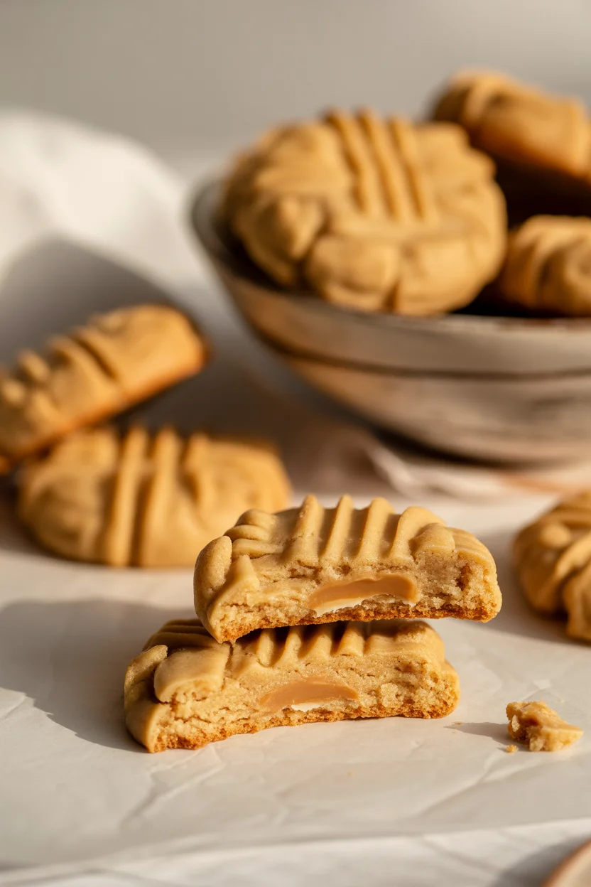 3-Ingredient Peanut Butter Cookies