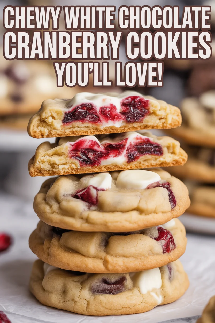 White Chocolate Cranberry Cookies