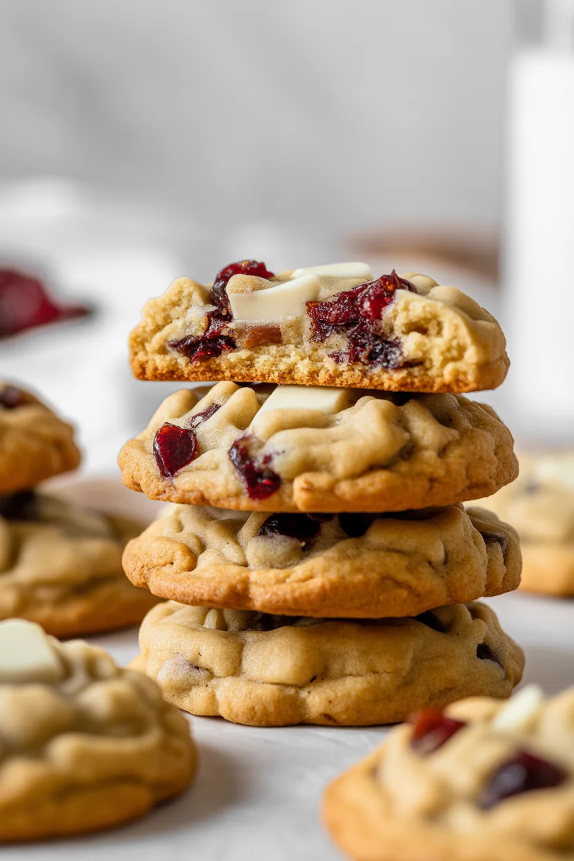 Chewy White Chocolate Cranberry Cookies You’ll Love!