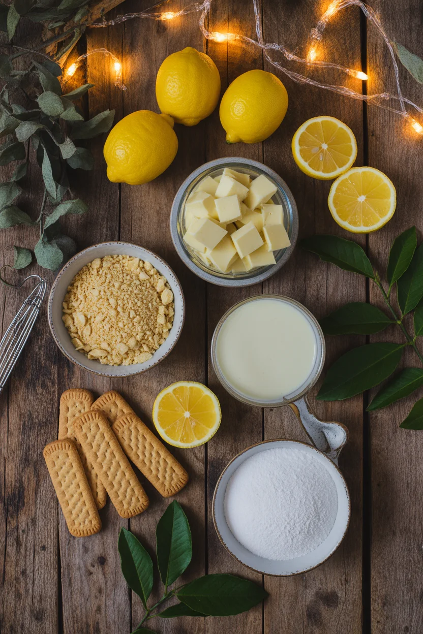 No-Bake White Chocolate Lemon Cardamom Slices