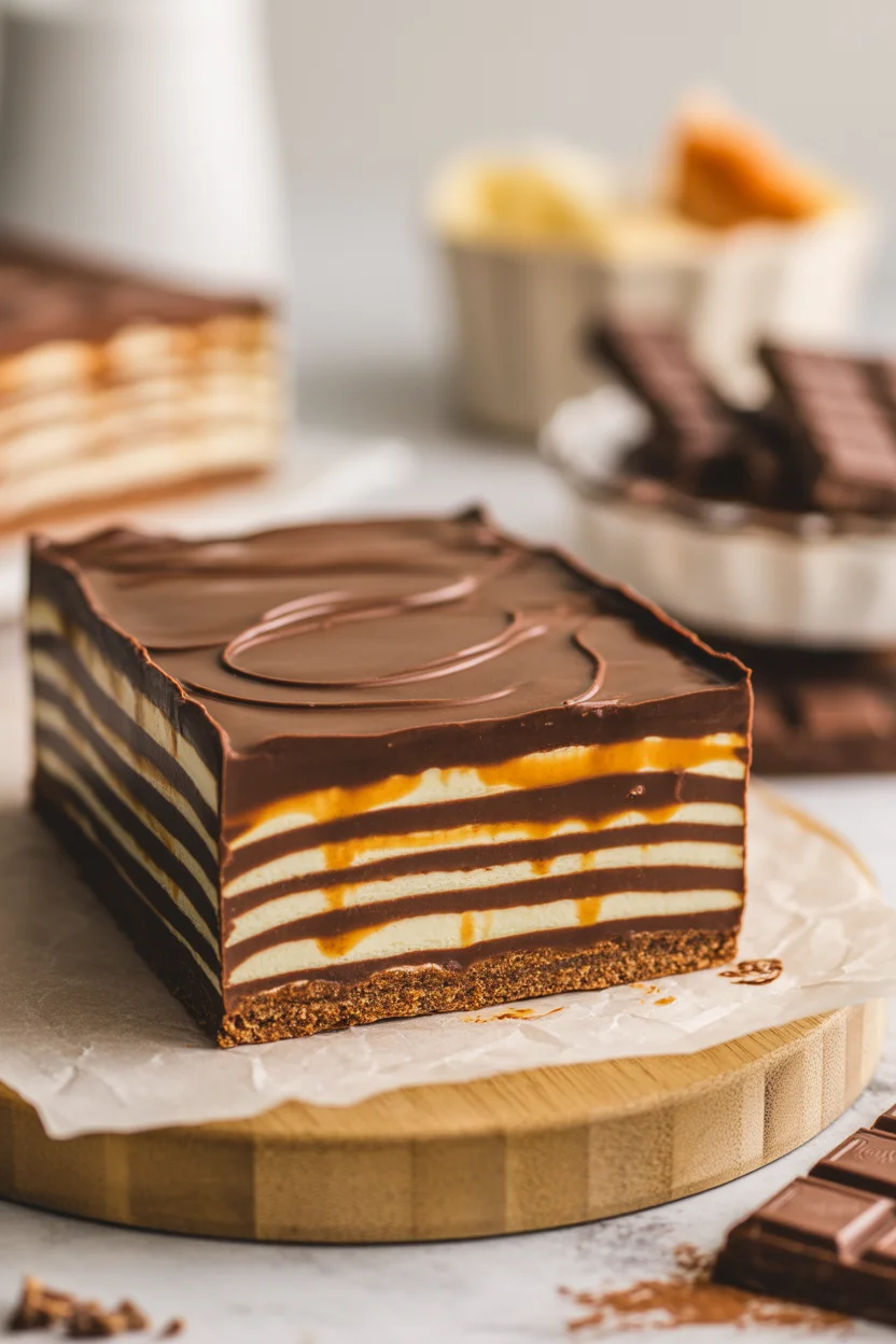 Deliciously Easy Chocolate Caramel Coffee Pretzel Bars Recipe