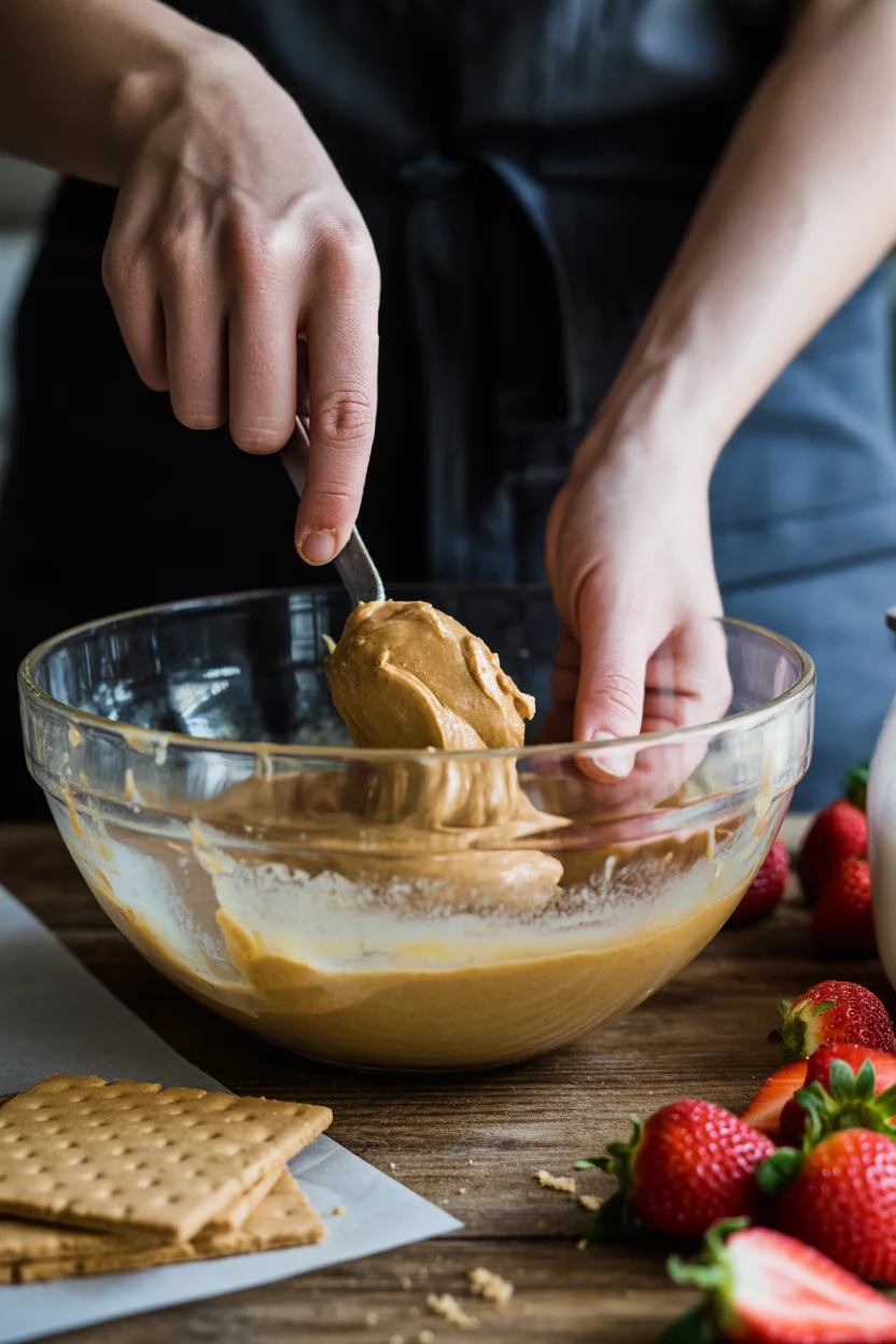 No-Bake PB&J Cheesecake Squares