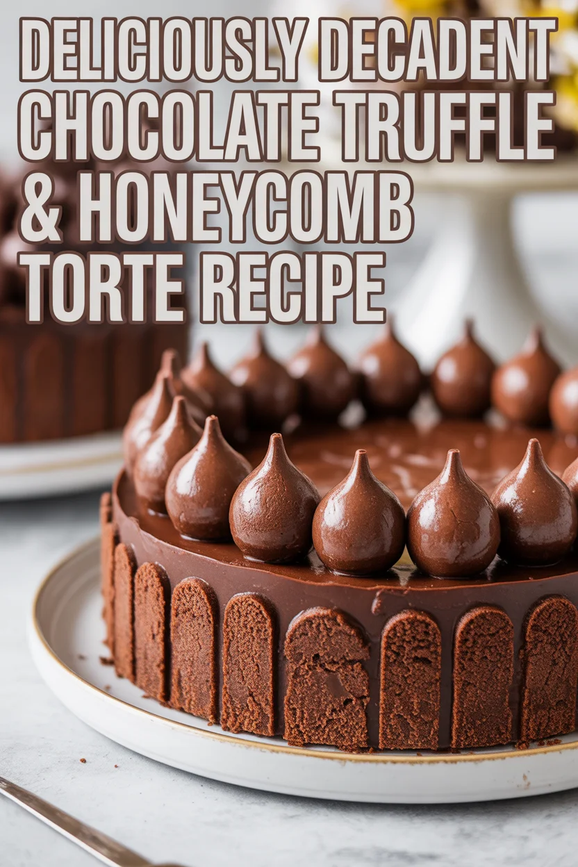 Chocolate Truffle & Honeycomb Torte