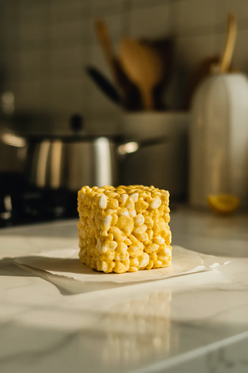 Lemon Rice Krispy Treats