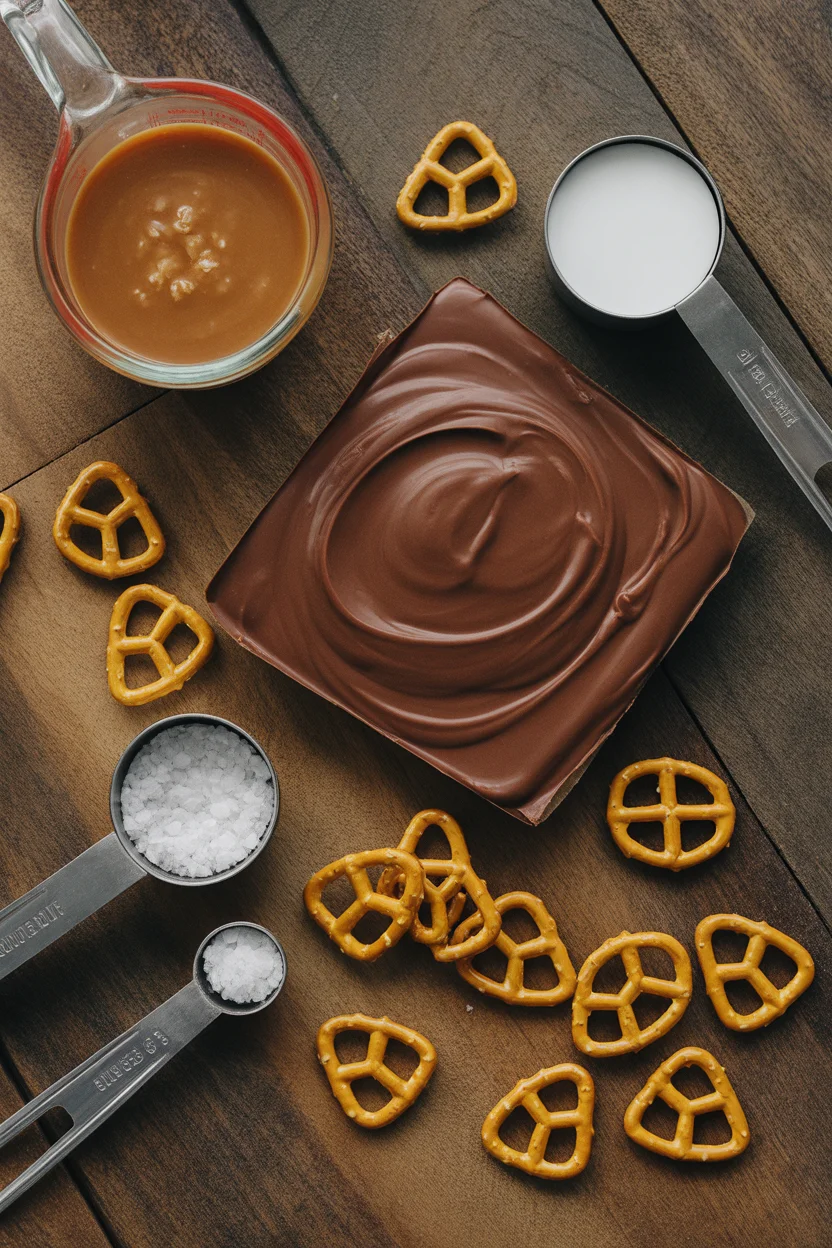 The Best Salted Caramel Pretzel Bark