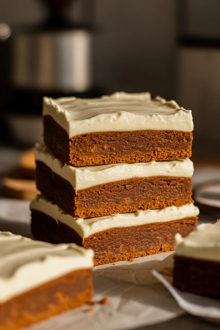 Irresistibly Frosted Gingerbread Brownies You’ll Love