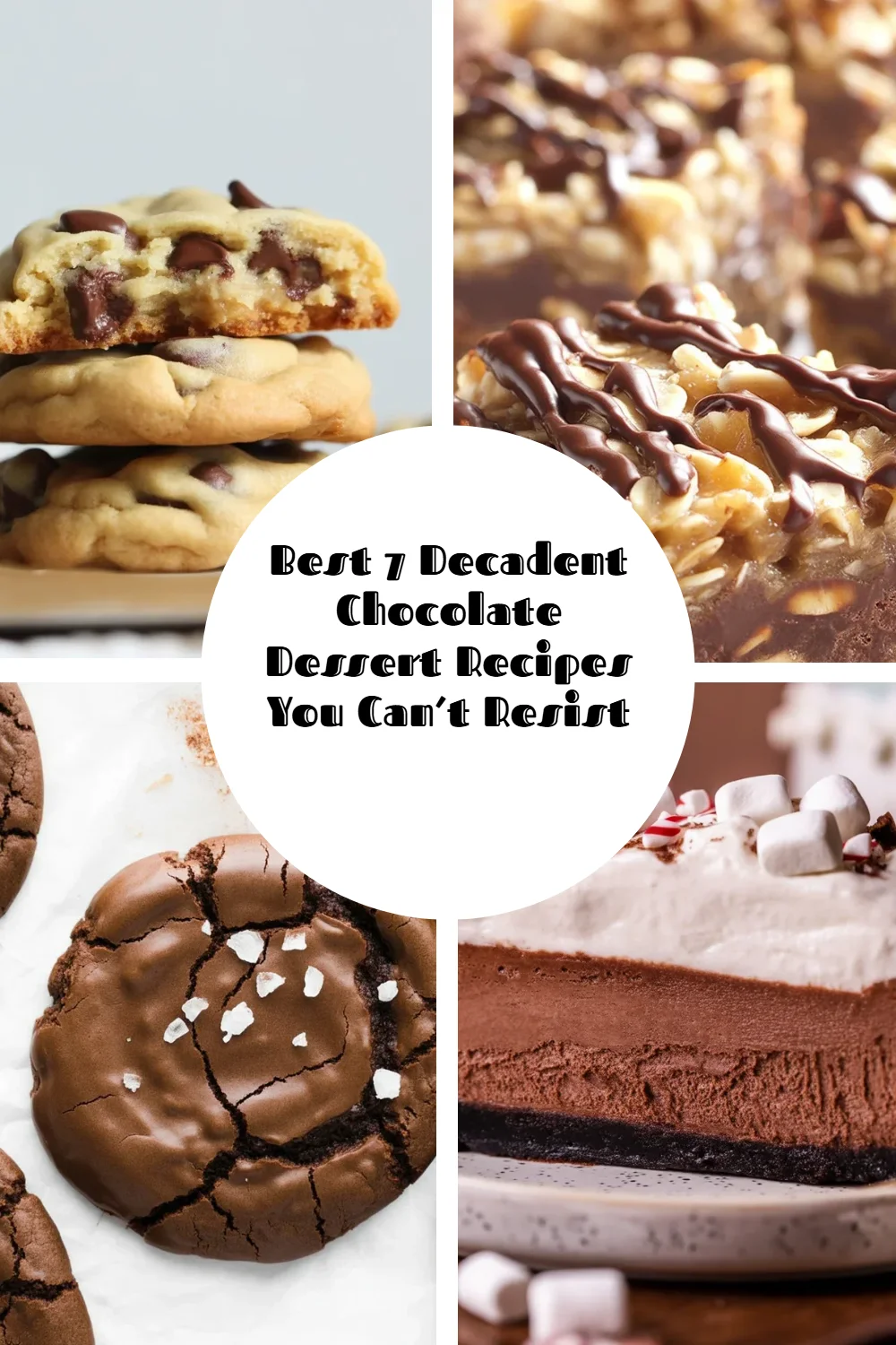 Delicious chocolate dessert recipes including cakes, mousses, and brownies.