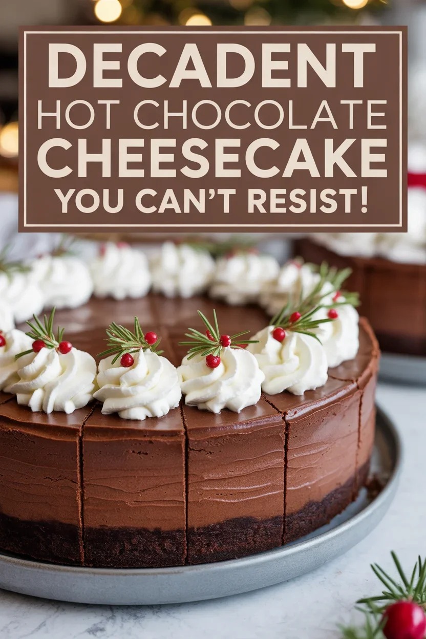 Hot Chocolate Cheesecake