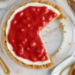 No-Bake PB&J Cheesecake Squares with peanut butter and jelly filling