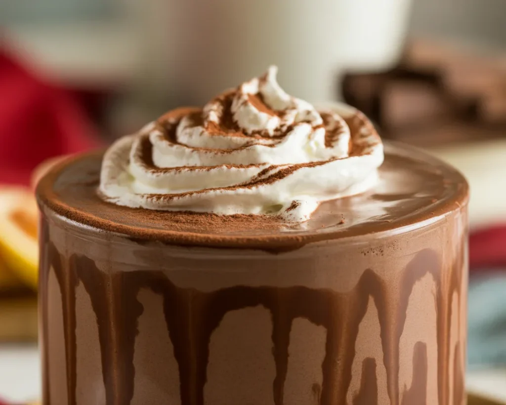 Delicious and creamy Crockpot Hot Chocolate in a slow cooker, perfect for cozy gatherings.