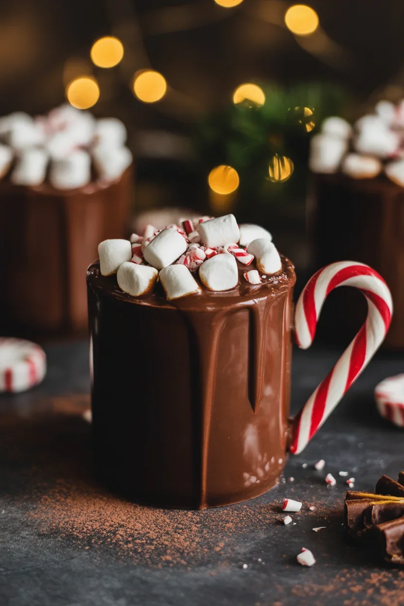 Chocolate Peppermint Cookie Cups with Cheesecake Filling