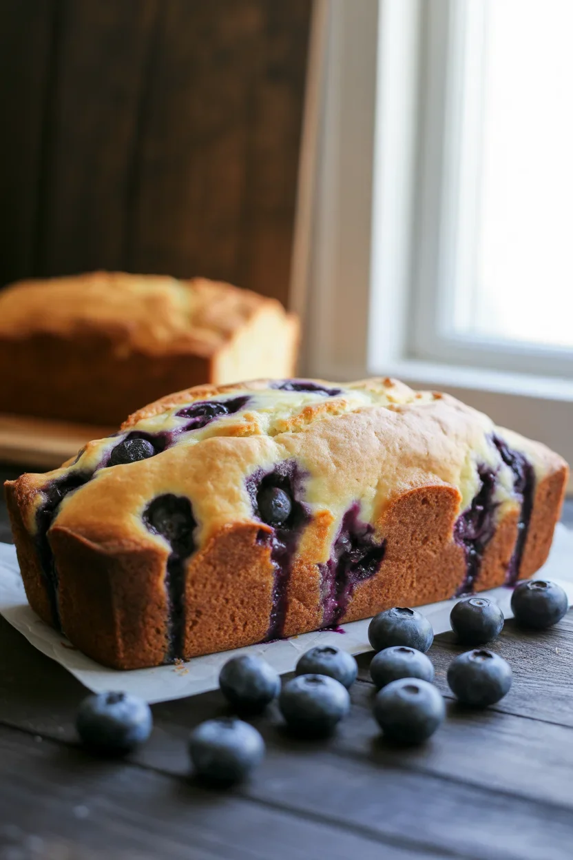 BLUEBERRY CREAM CHEESE BREAD