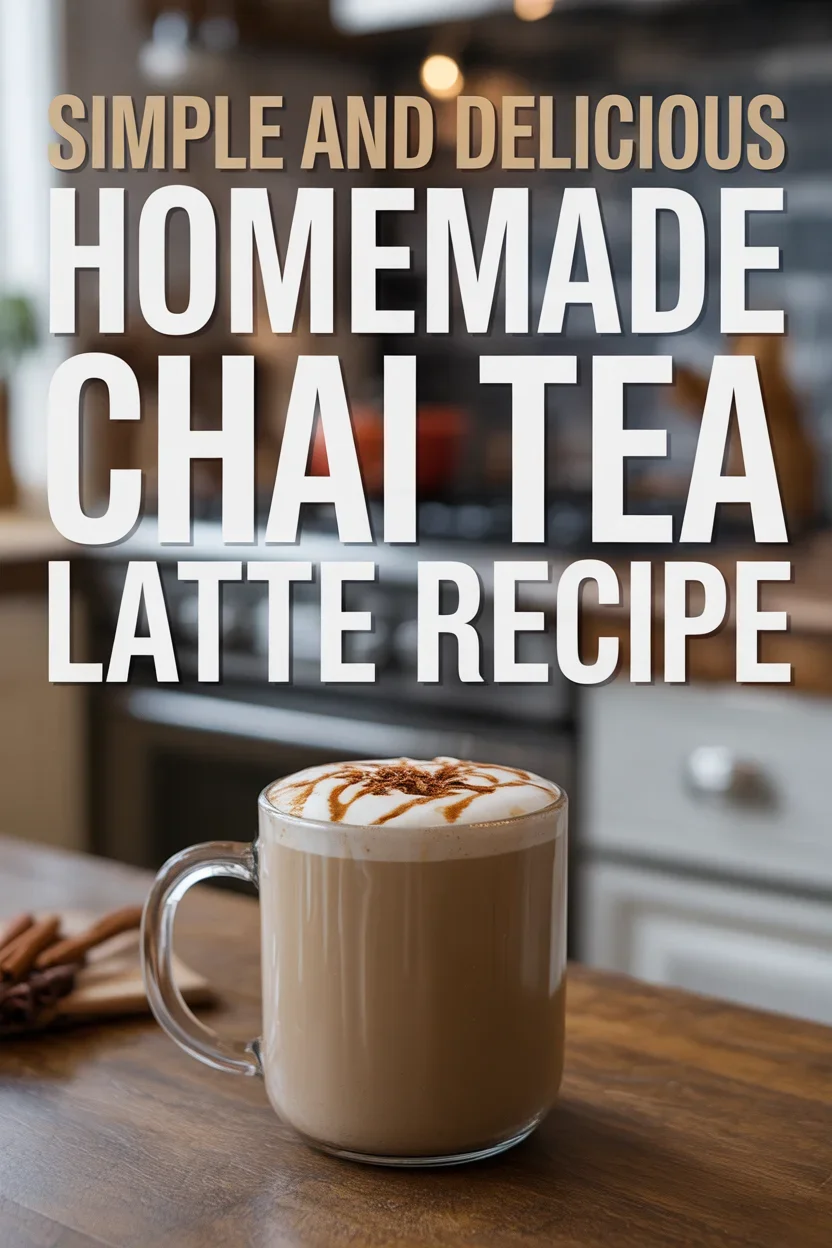 Homemade Chai Tea Latte