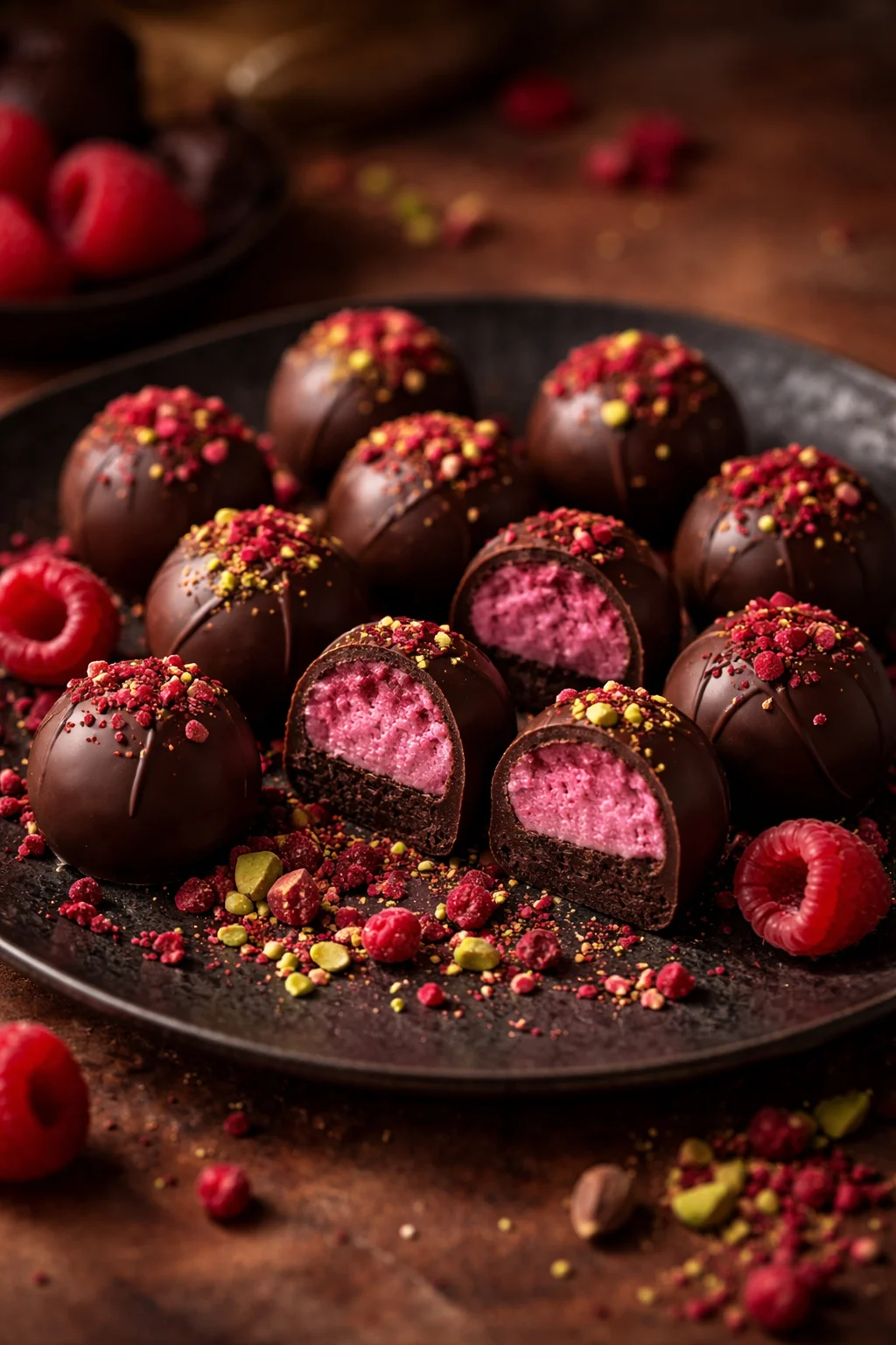Irresistibly Decadent Chocolate Raspberry Truffles to Indulge In