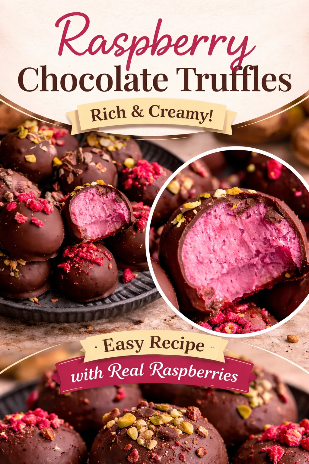 Irresistibly Decadent Chocolate Raspberry Truffles to Indulge In