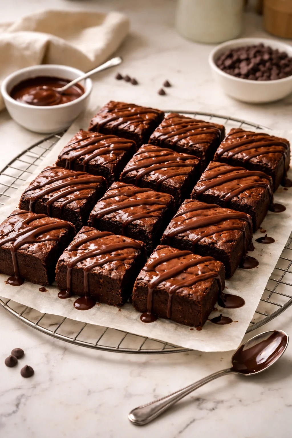 floureless Greek Jogurt Brownies