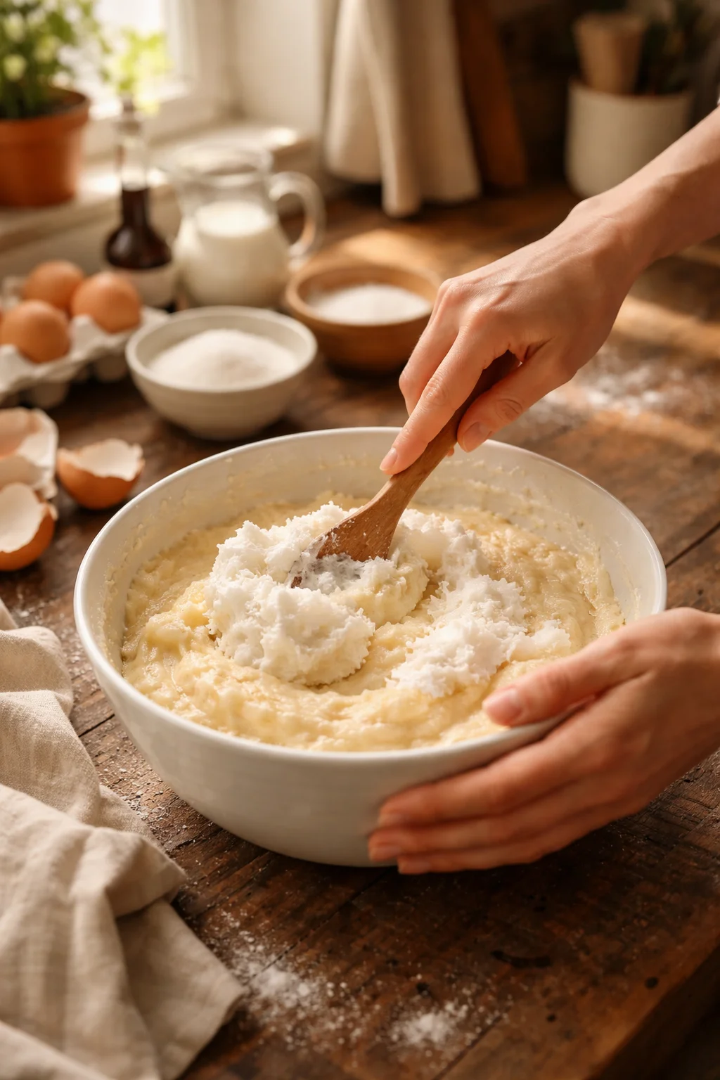 Delicious Homemade Raspberry and Cream Angel Food Cake Delight