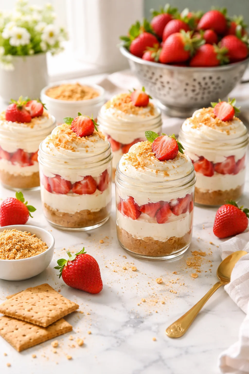 Delicious Protein Cottage Cheesecake Jars for Healthy Snacking