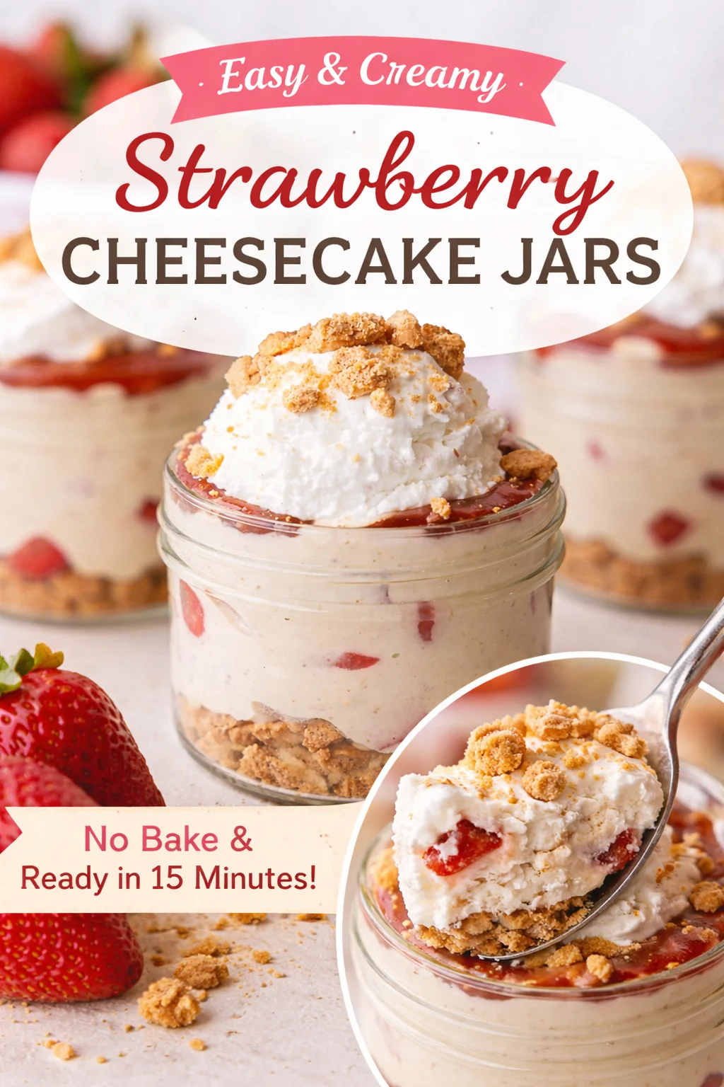 Delicious Protein Cottage Cheesecake Jars for Healthy Snacking