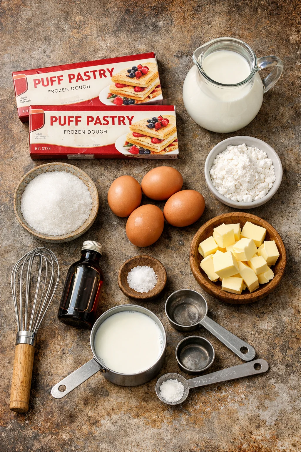 Russian Napoleon Cake &ndash; Puff Pastry Cake