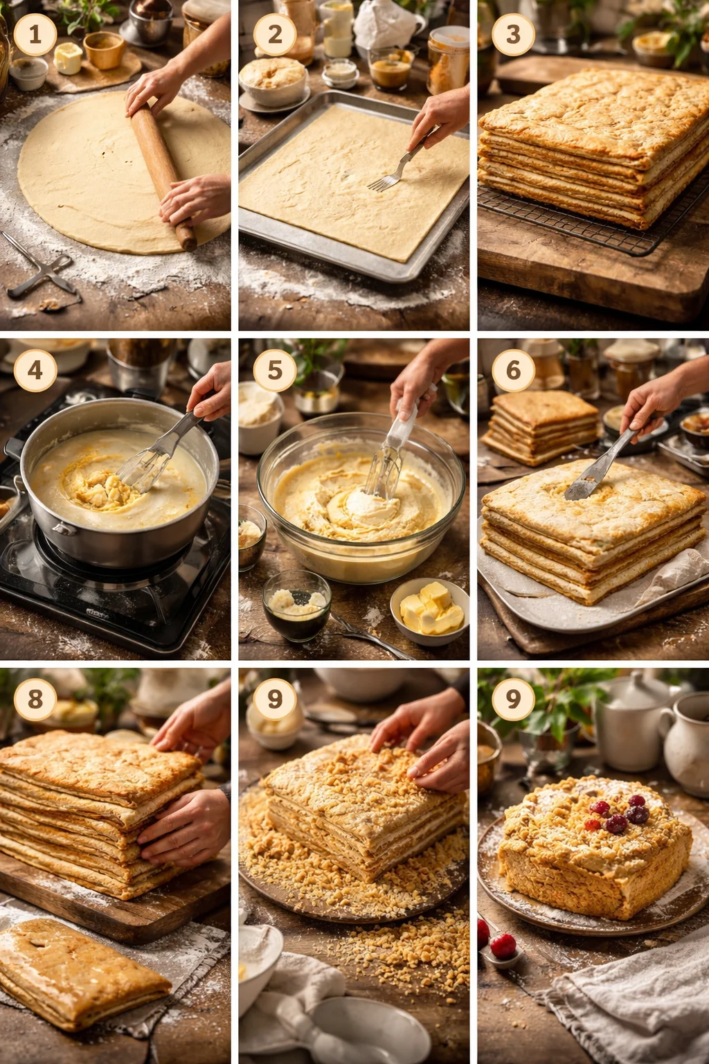 Delicious Russian Napoleon Cake &ndash; Puff Pastry Cake to Impress!