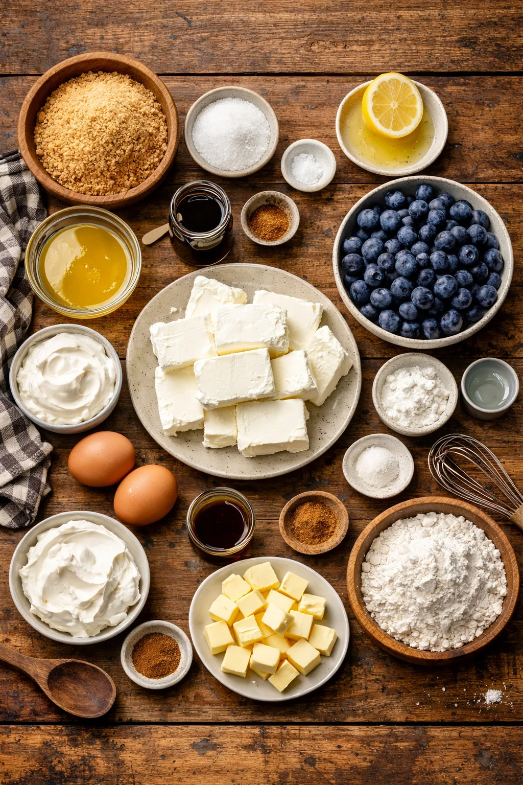 Blueberry Crumble Cheesecake