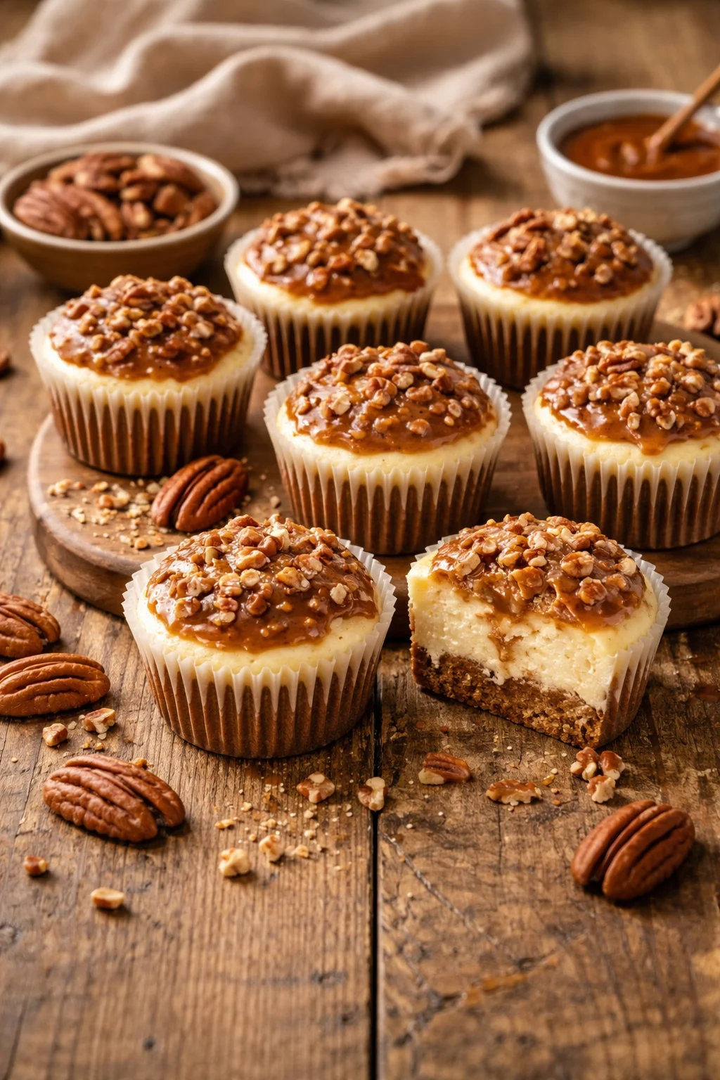 Deliciously Decadent Pecan Praline Mini Cakes to Savor