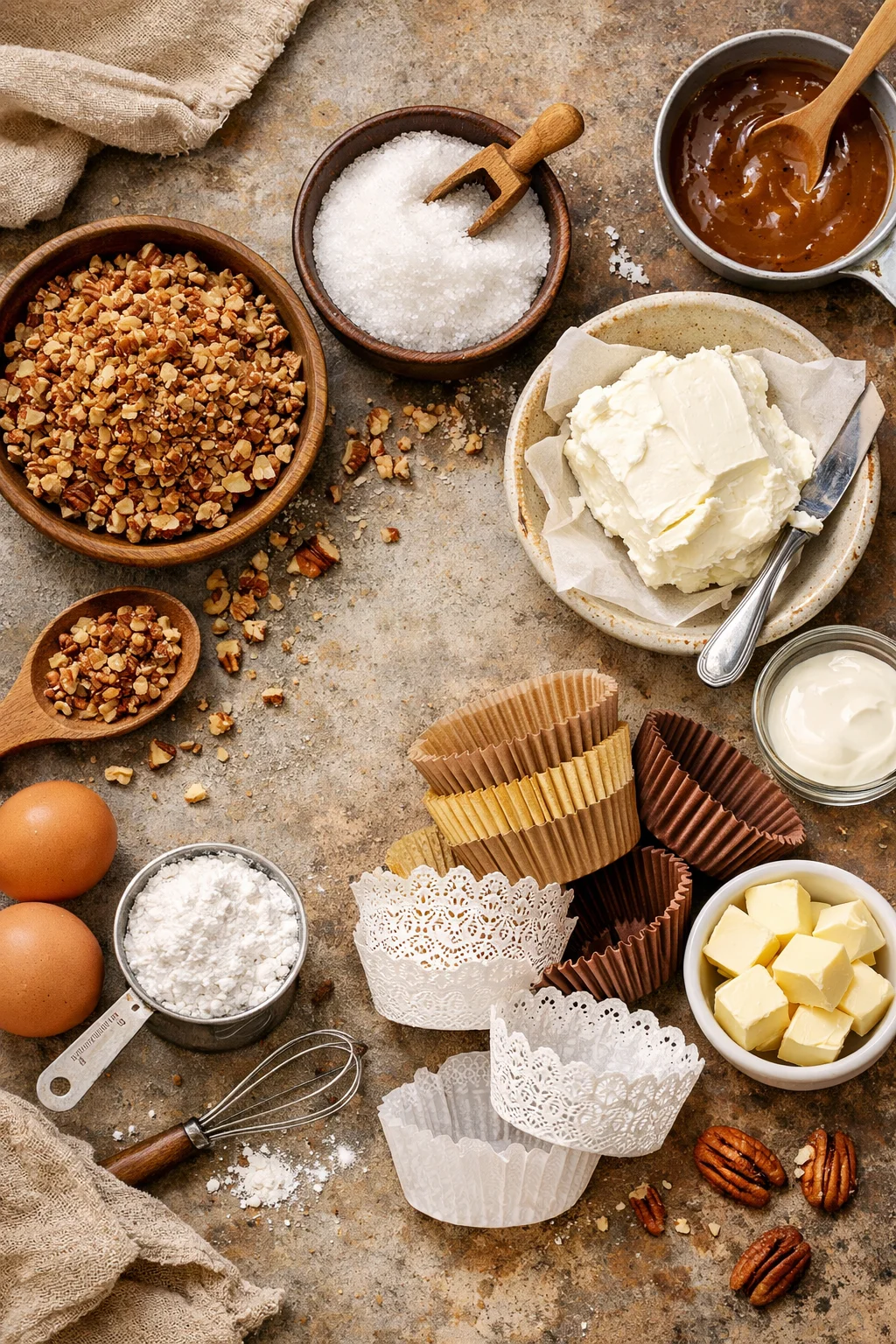 Pecan Praline Mini Cakes