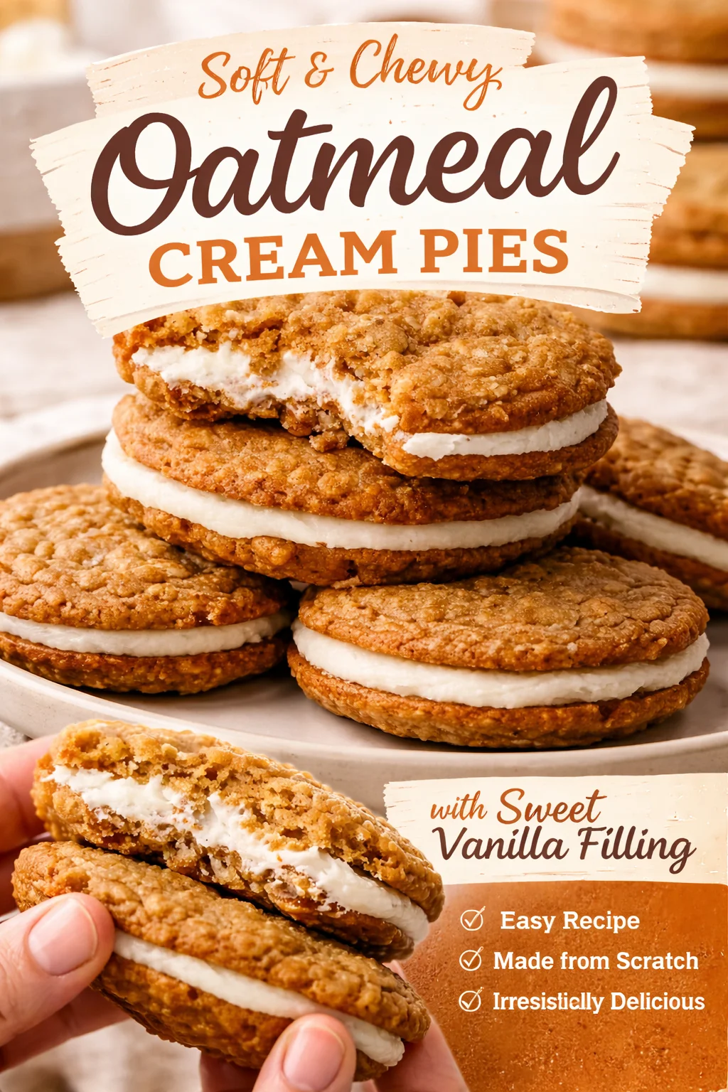 Homemade Oatmeal Cream Pies