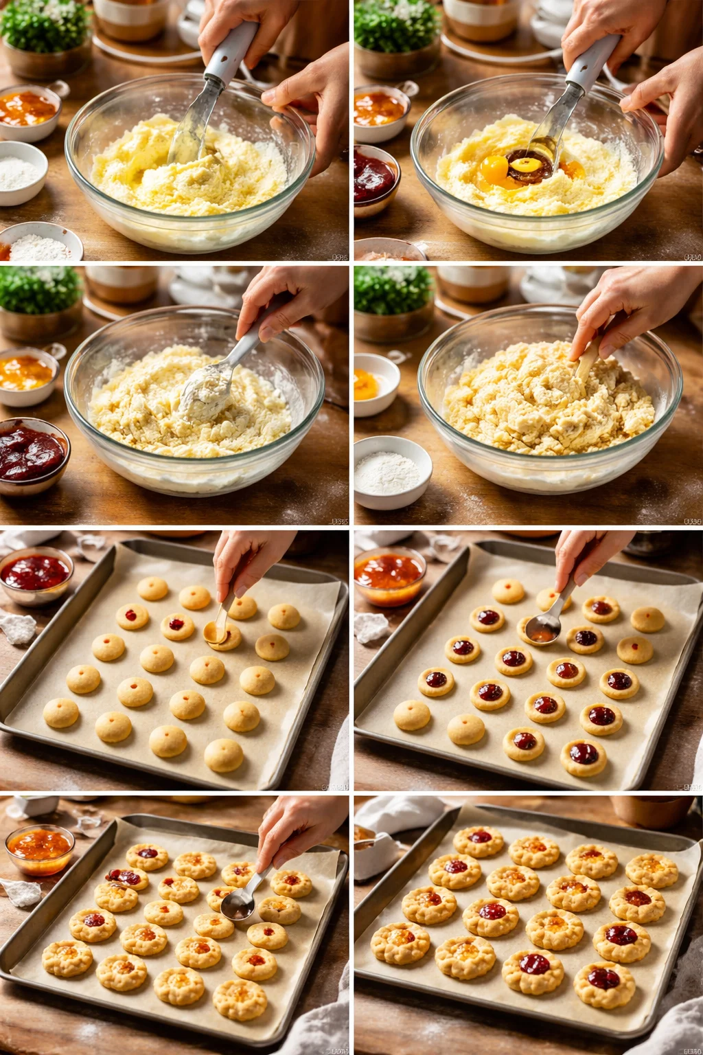 Deliciously Sweet Flower Jam Thumbprint Cookies to Brighten Your Day