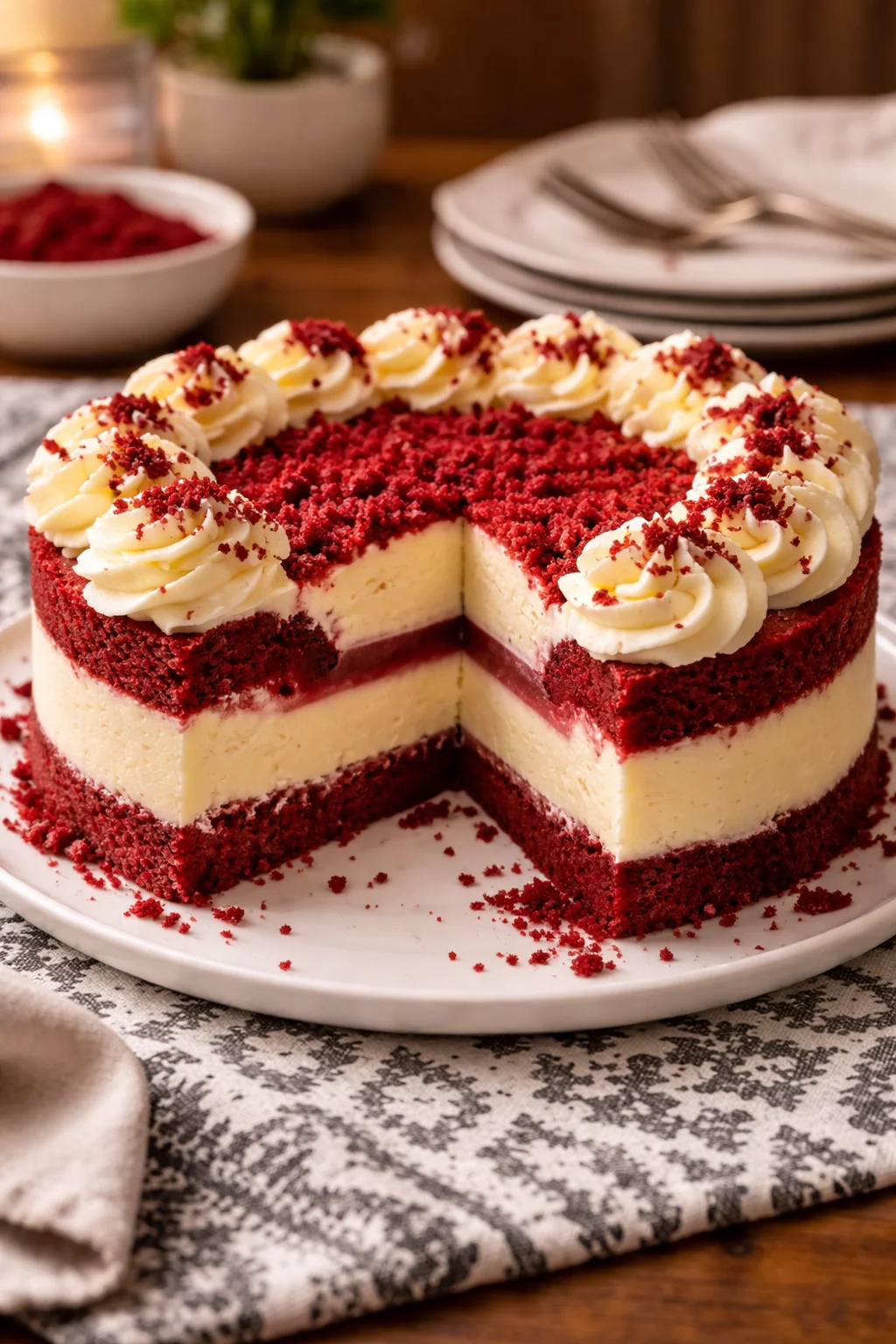 Get Ready for Knock You Naked Red Velvet Cheesecake Bliss!