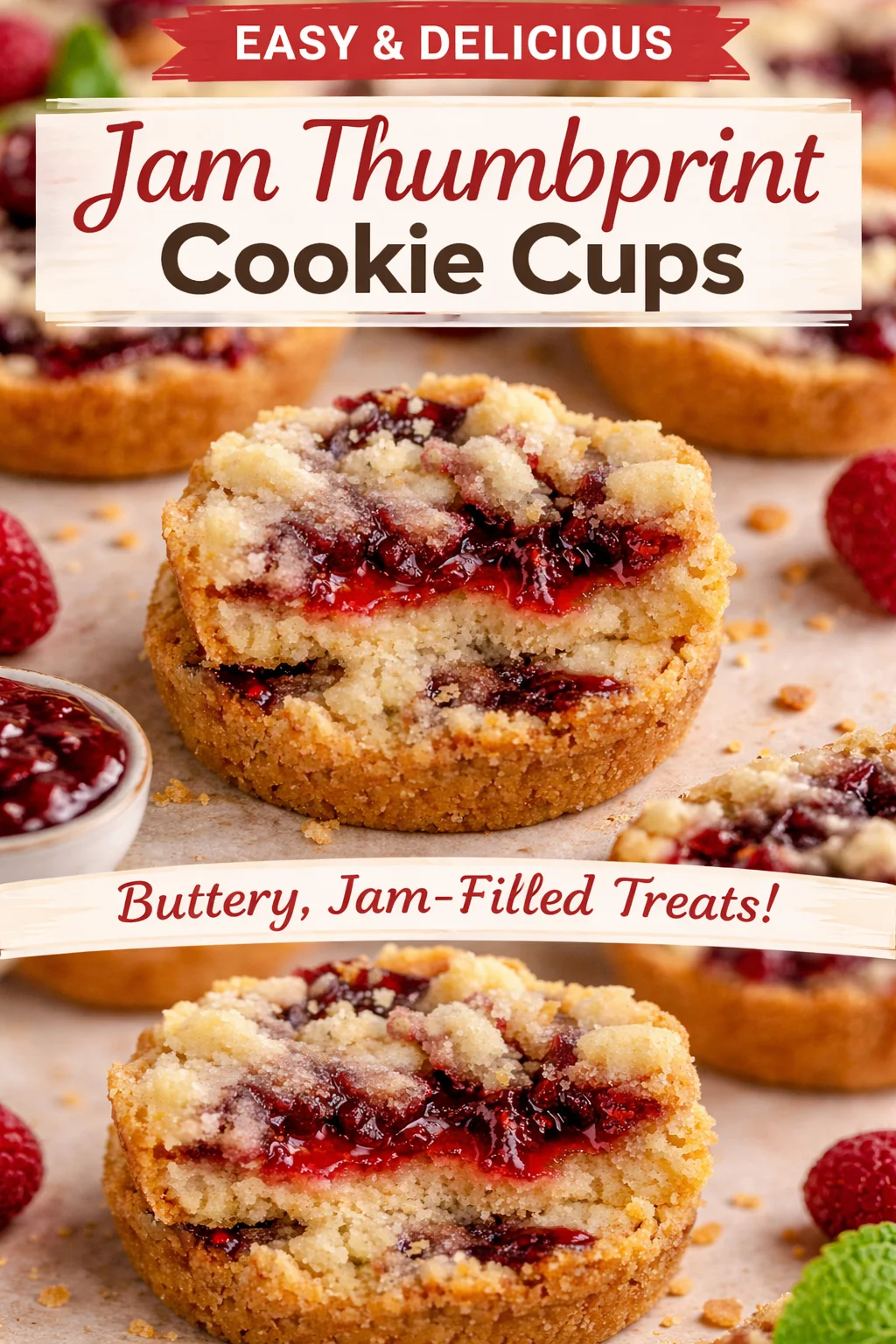 Irresistible Raspberry Crumble Cookies You'll Love to Bake!