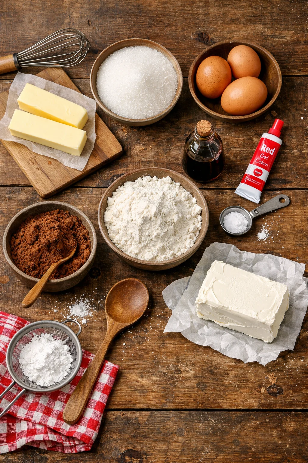 Red Velvet Brownies with Decadent Cream Cheese Swirl