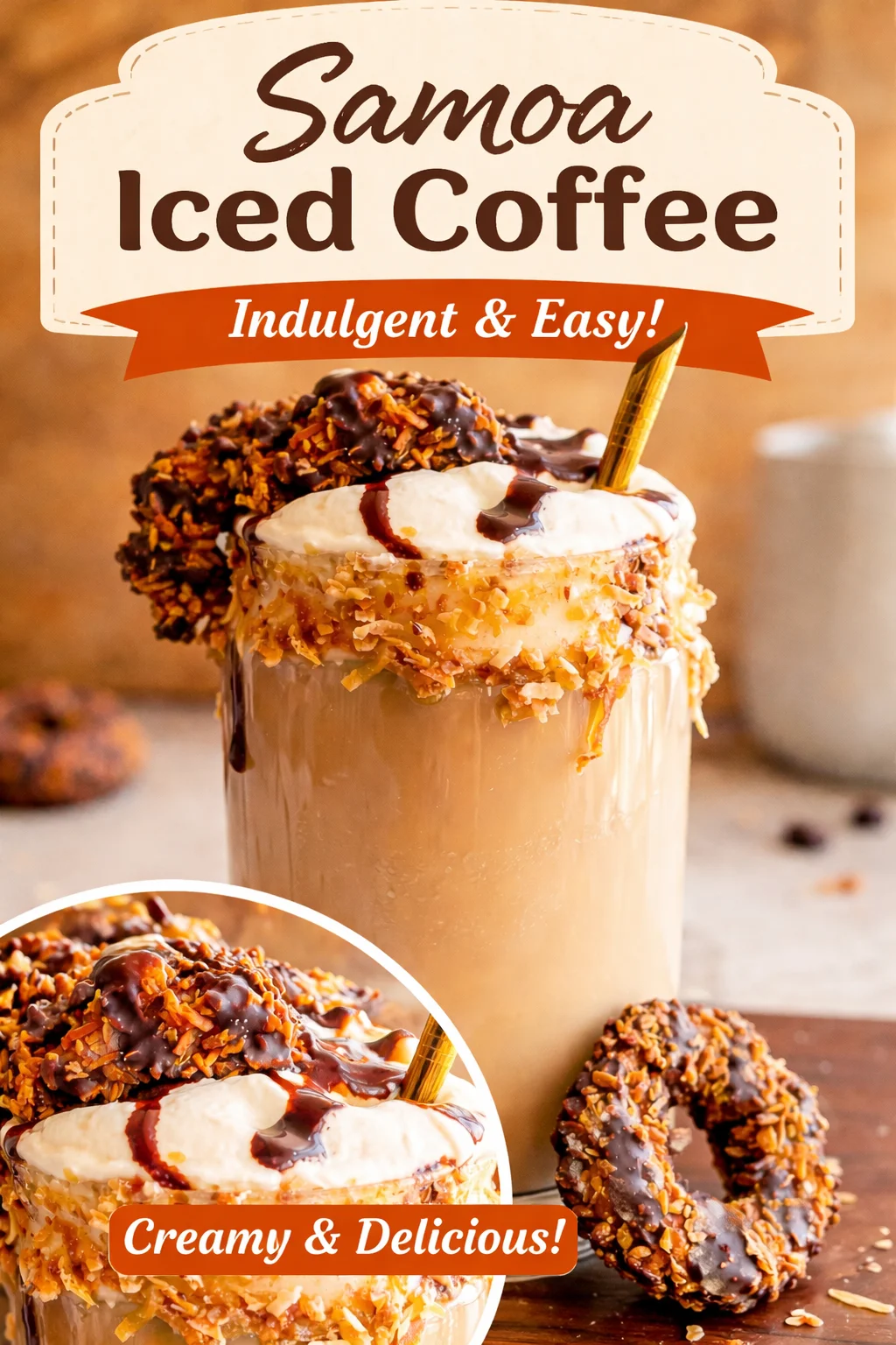 Samoas Iced Coffee