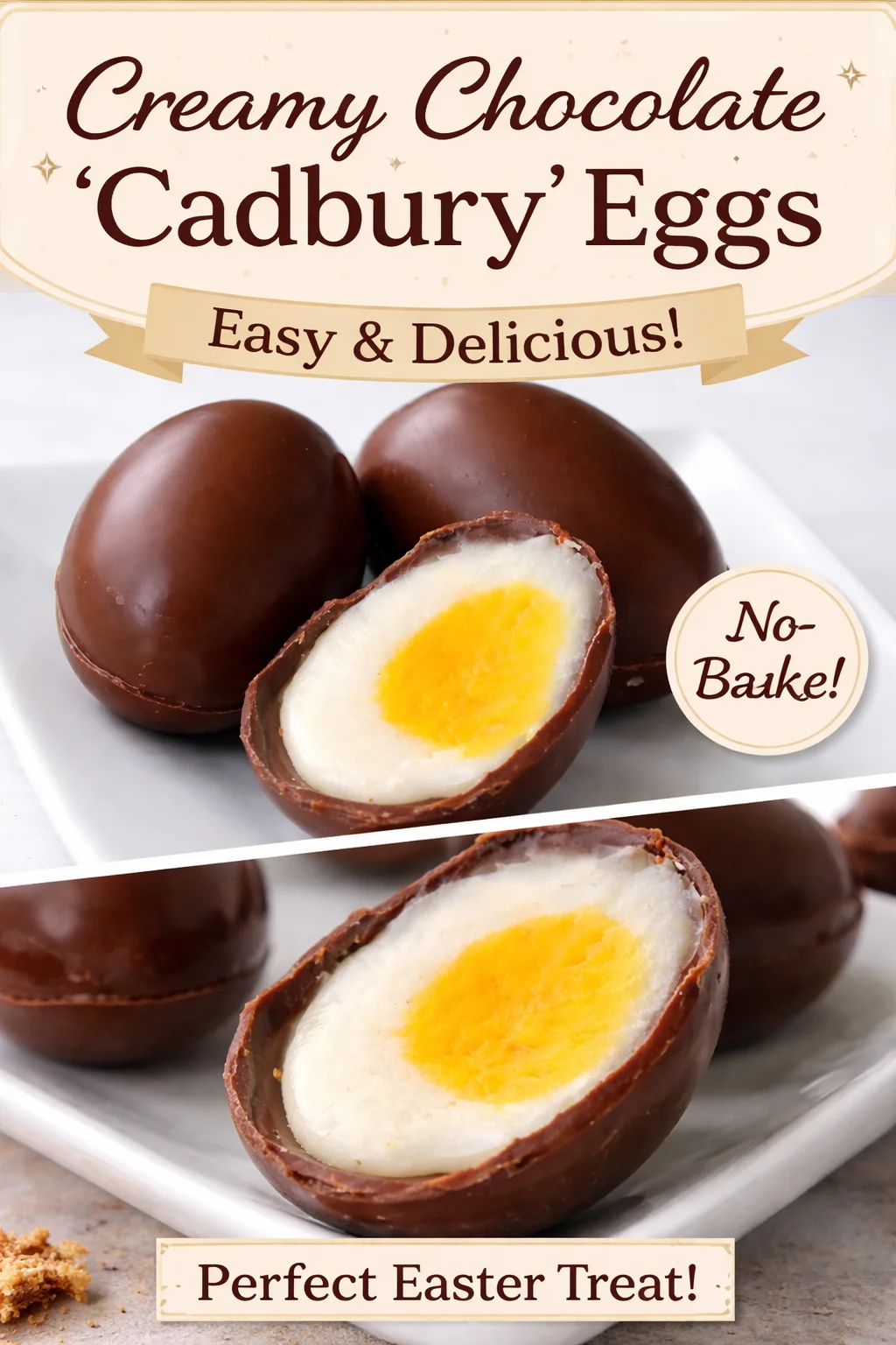 Sweet and Simple Homemade Cadbury Creme Eggs You&rsquo;ll Love