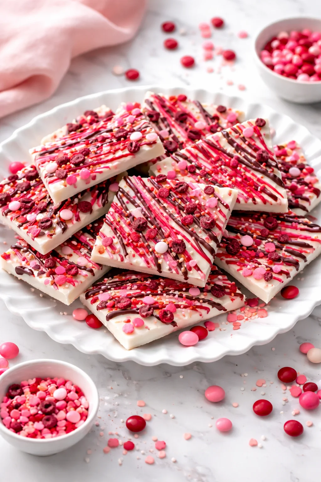 Delicious Valentine’s Day Oreo Cookie Bark (Easy No-Bake) Recipe