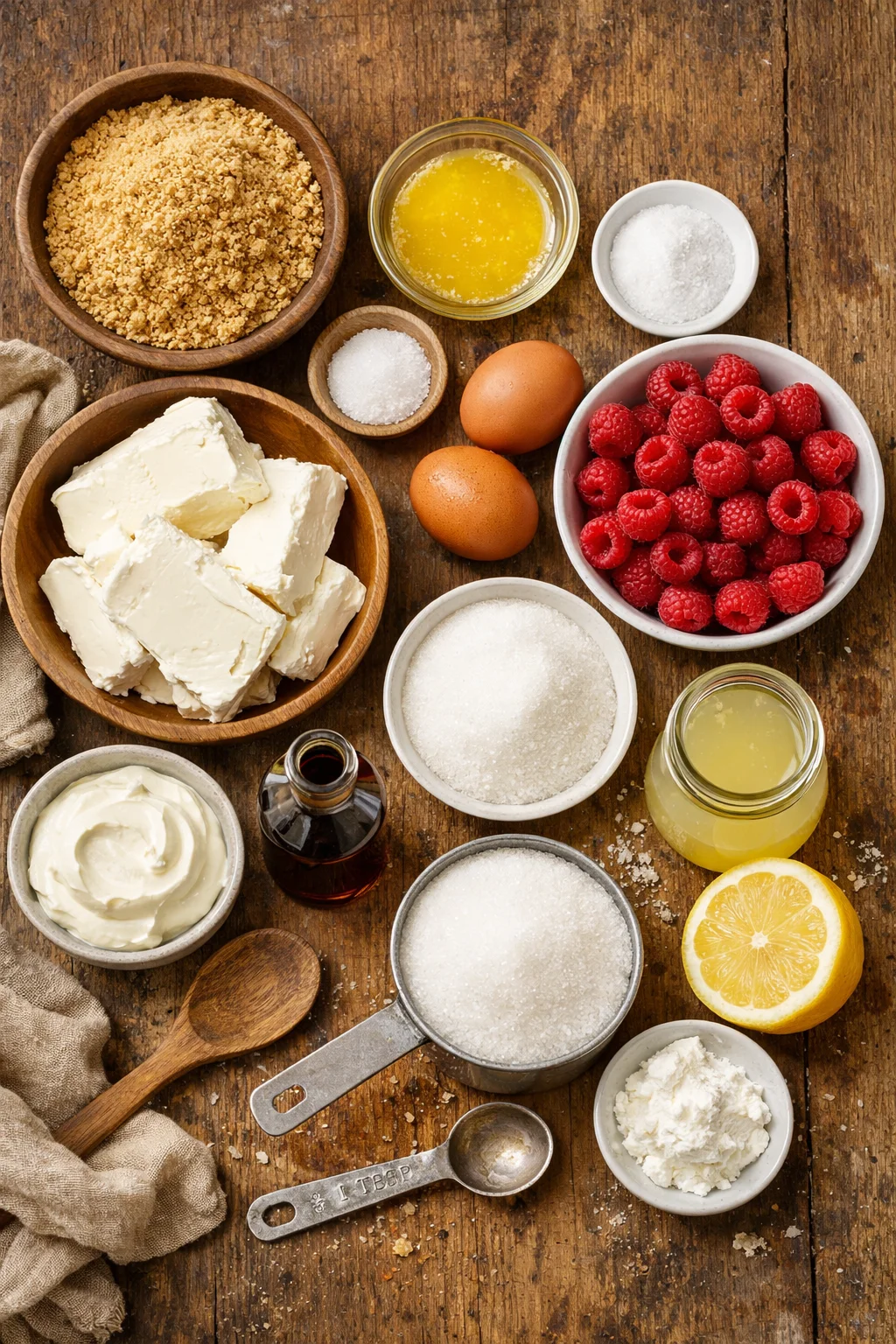 Raspberry Swirl Cheesecake