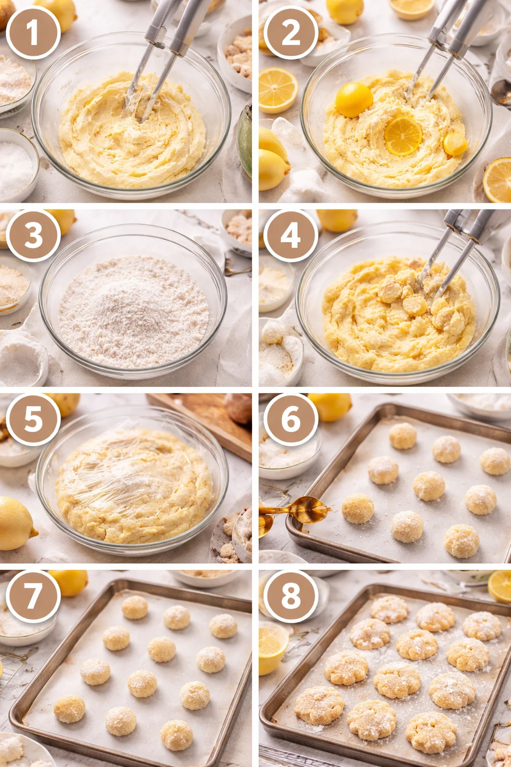 Springtime Crinkle Cookies