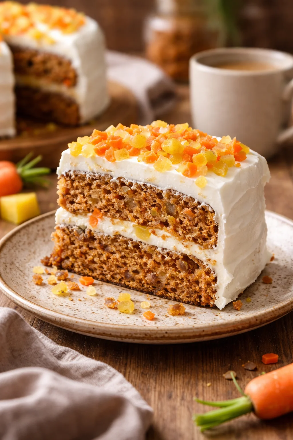 Deliciously Moist Hawaiian Carrot Pineapple Cake Recipe
