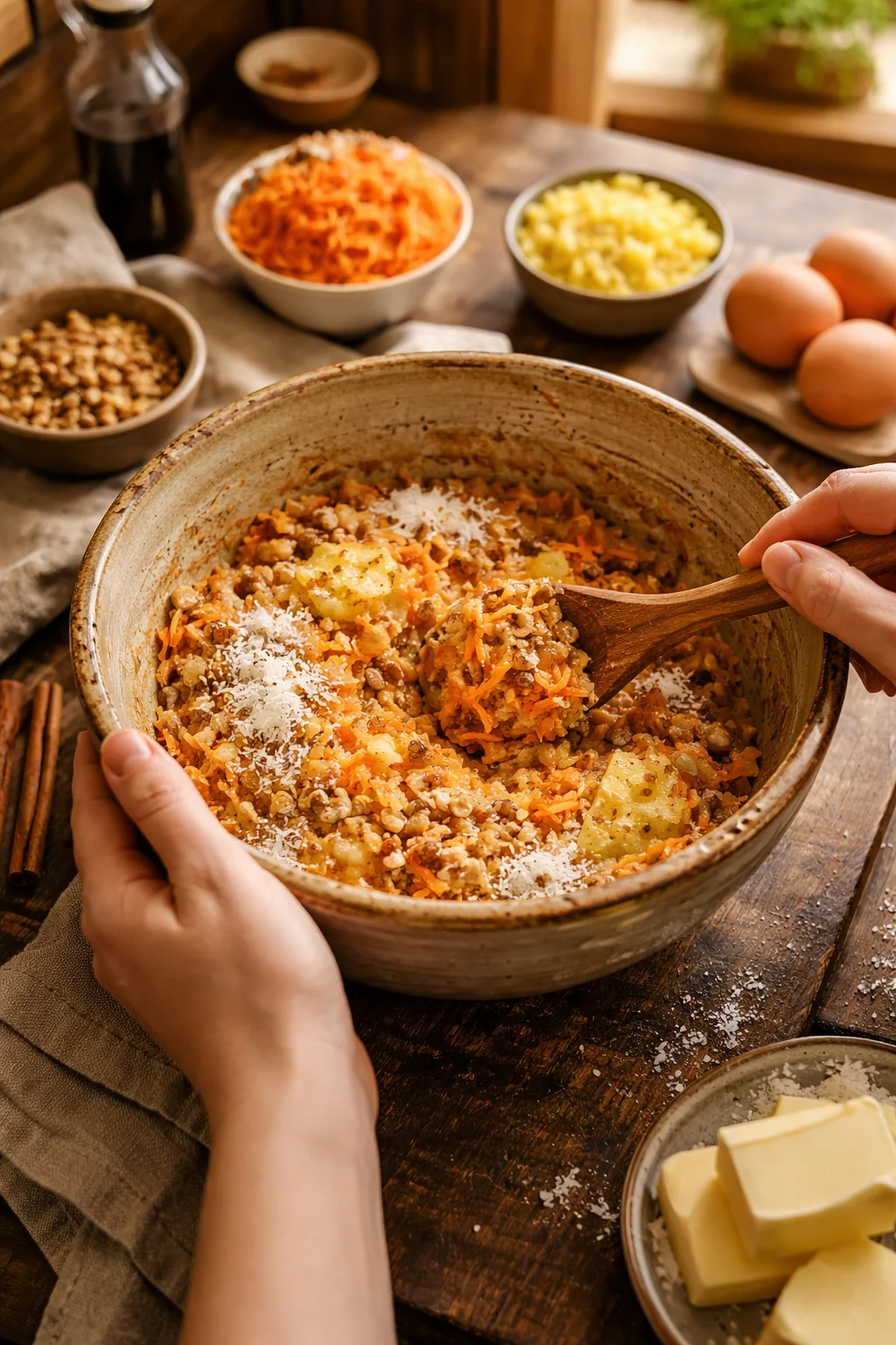 Hawaiian Carrot Pineapple Cake