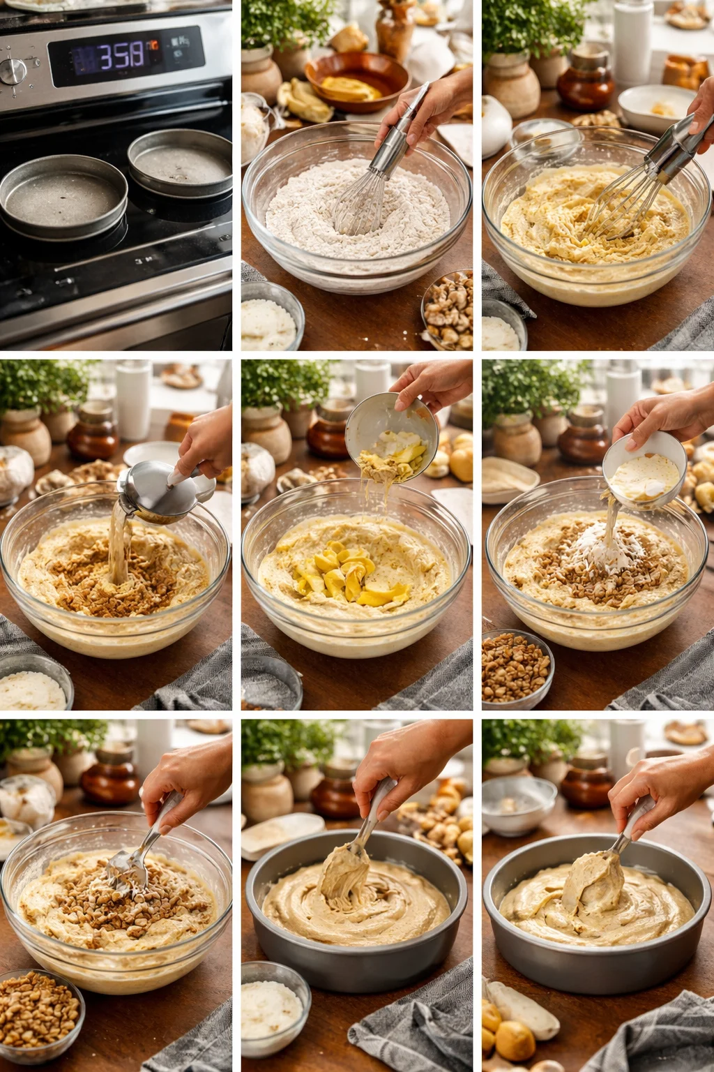 Deliciously Moist Heavenly Banana Walnut Cream Cake Recipe