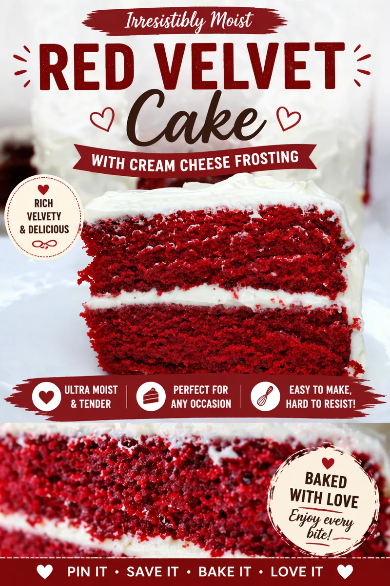 Deliciously Rich Red Velvet Cake You&rsquo;ll Want to Bake Today