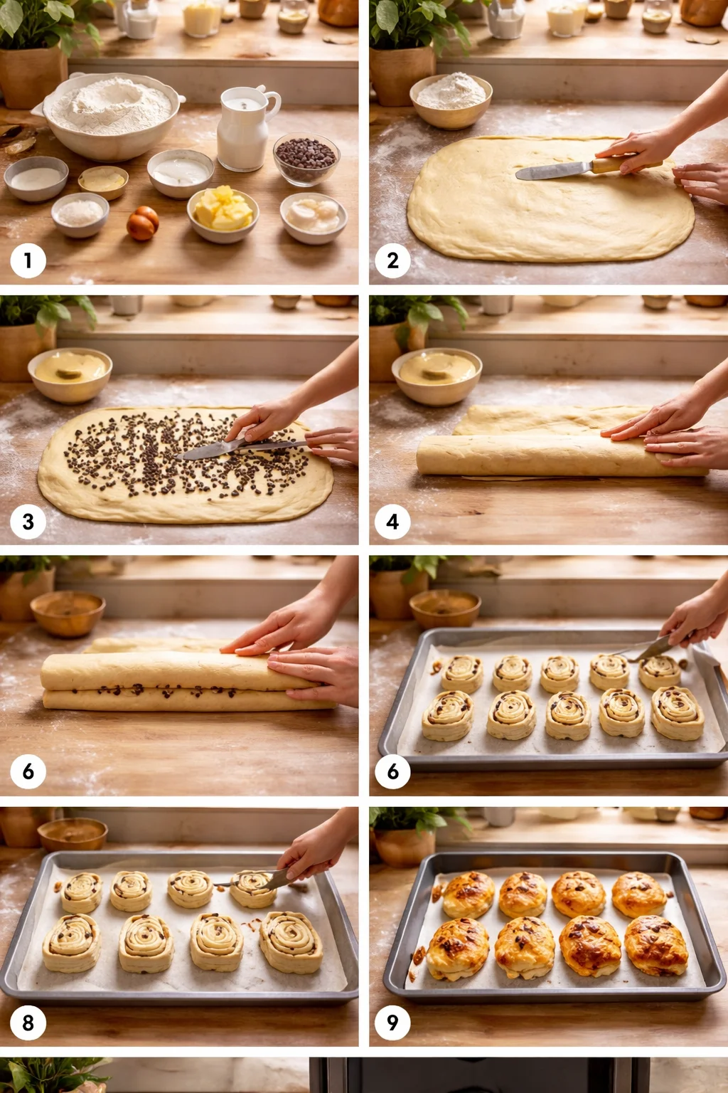 Deliciously Soft Chocolate Chip Vanilla Custard Brioche You’ll Love