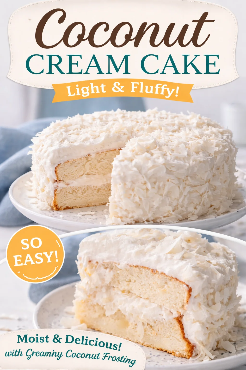 Coconut Cloud Cake