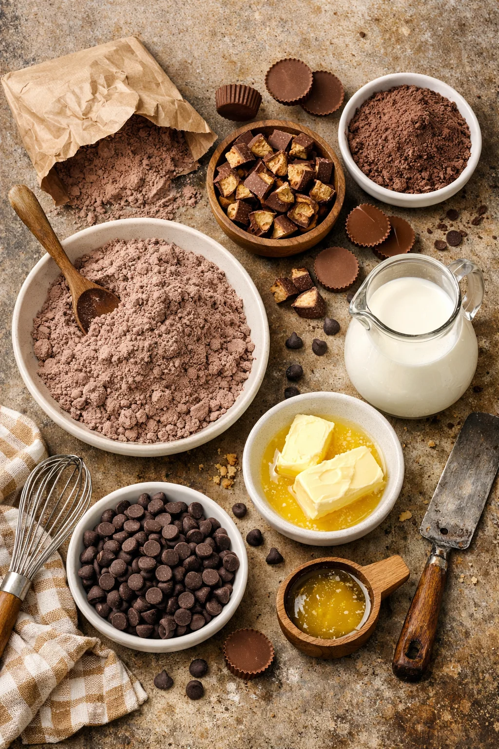 Peanut Butter Cup Dump Cake Delight Devours Every Bite!