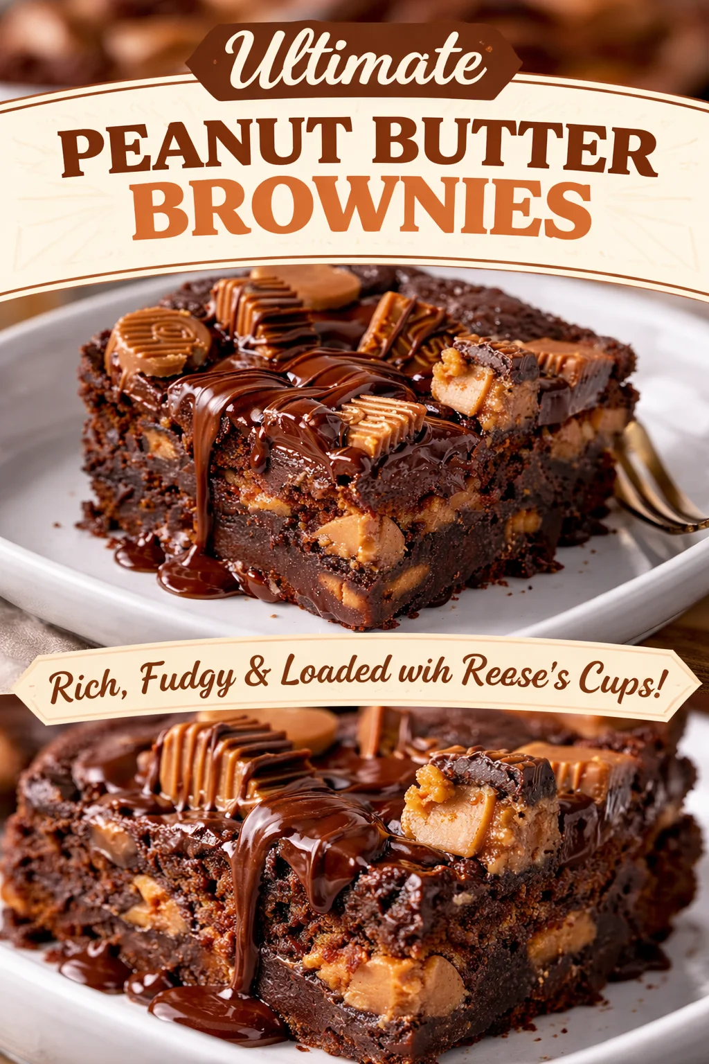 Peanut Butter Cup Dump Cake Delight Devours Every Bite!