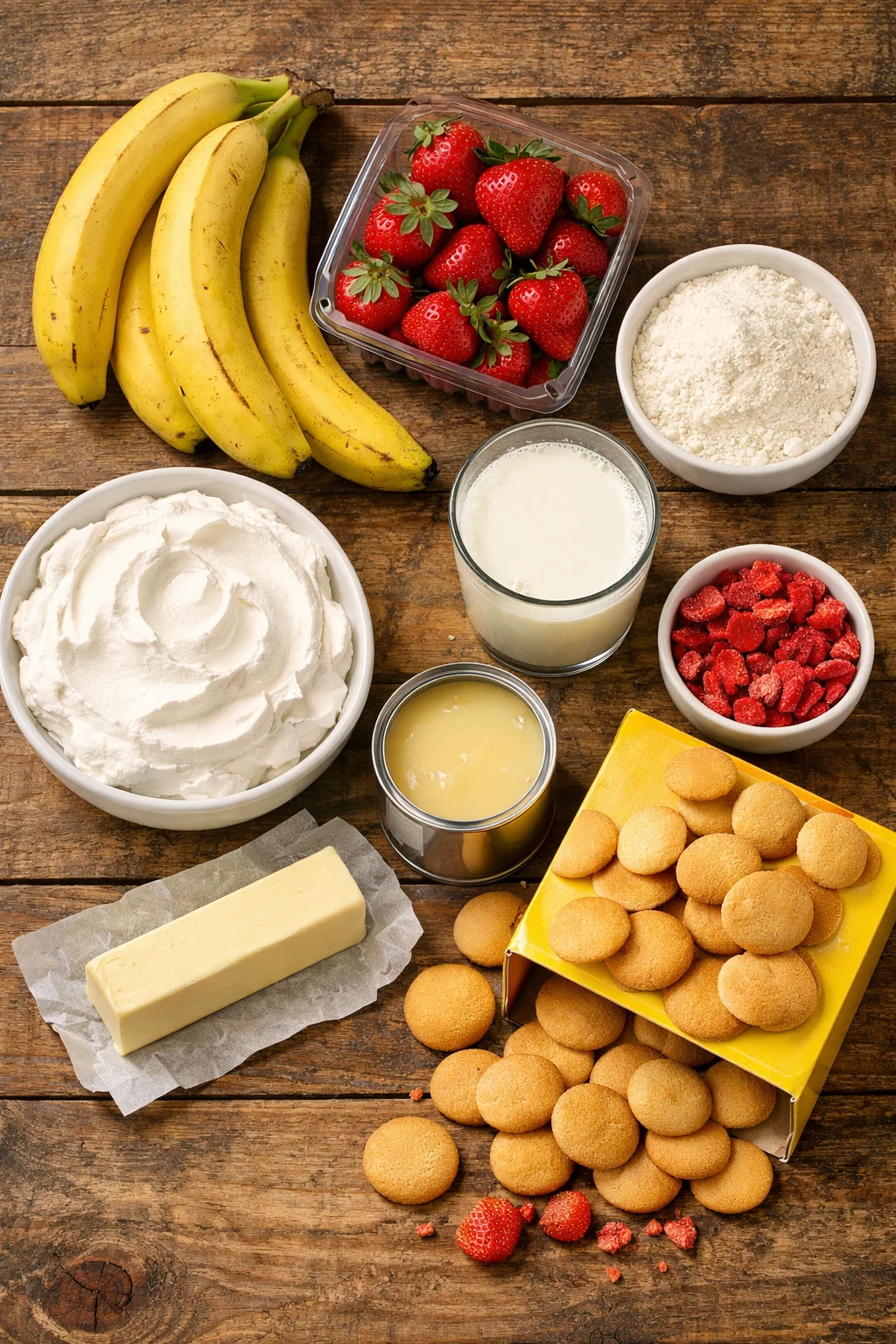 Sweet and Creamy Strawberry Crunch Banana Pudding Delight