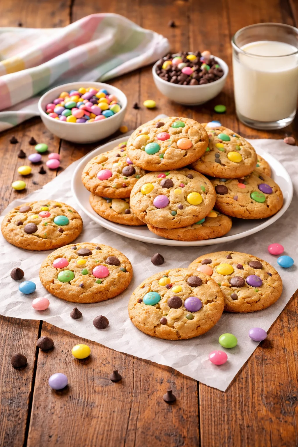 Sweet and Simple Easter M&M Cookies You&rsquo;ll Love