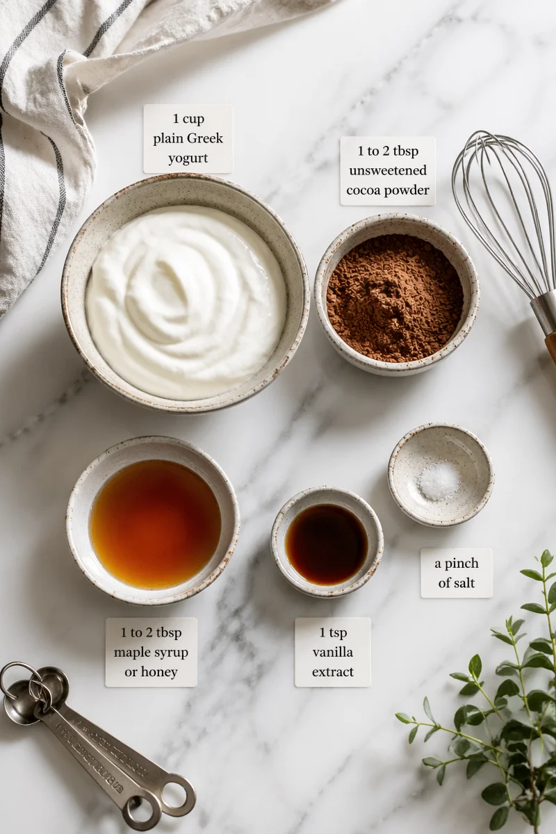 Healthy desserts with Greek yogurt