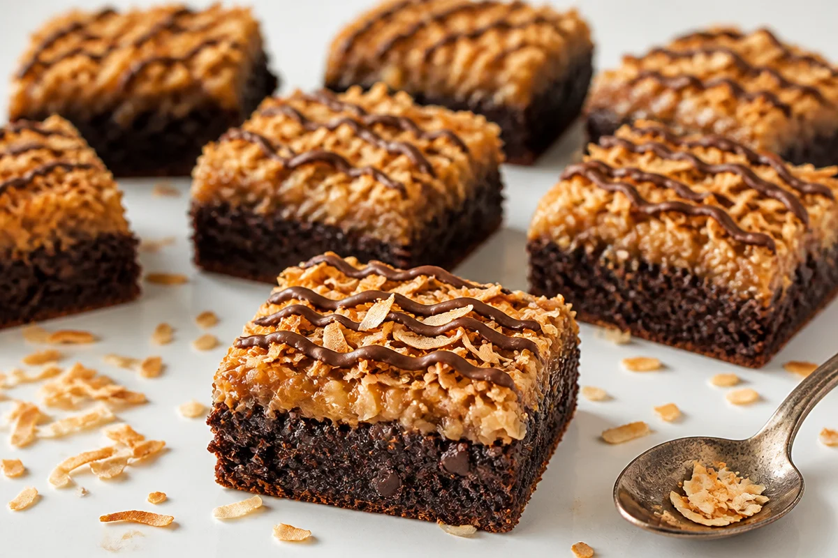Bake Chewy Samoa Brownies For A Rich Chocolate Delight